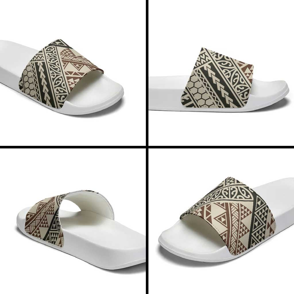 Niho Taniwha Kowhaiwhai Slide Sandals - Aussie Hoodie