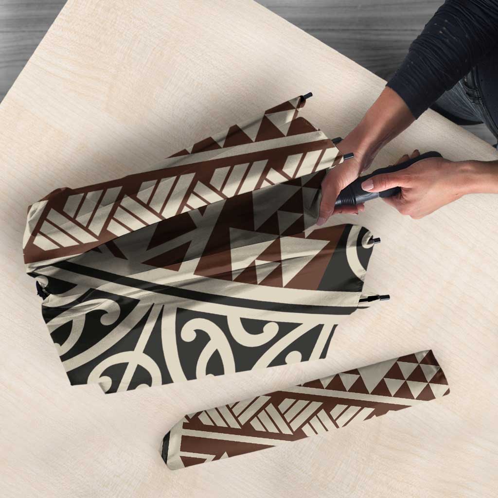 Niho Taniwha Kowhaiwhai Umbrella - Aussie Hoodie