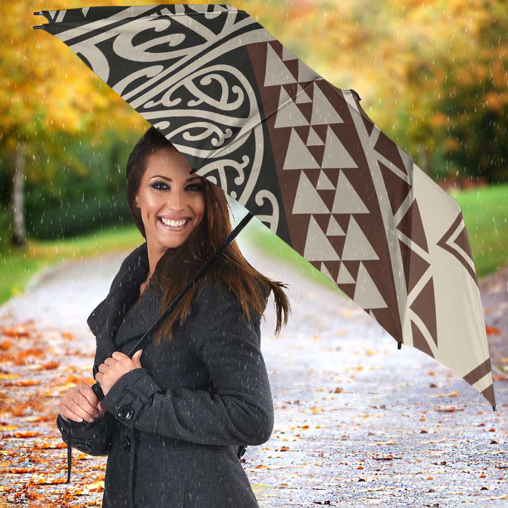 Niho Taniwha Kowhaiwhai Umbrella - Aussie Hoodie