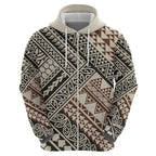 Niho Taniwha Kowhaiwhai Zip Hoodie