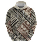 Niho Taniwha Kowhaiwhai Zip Hoodie