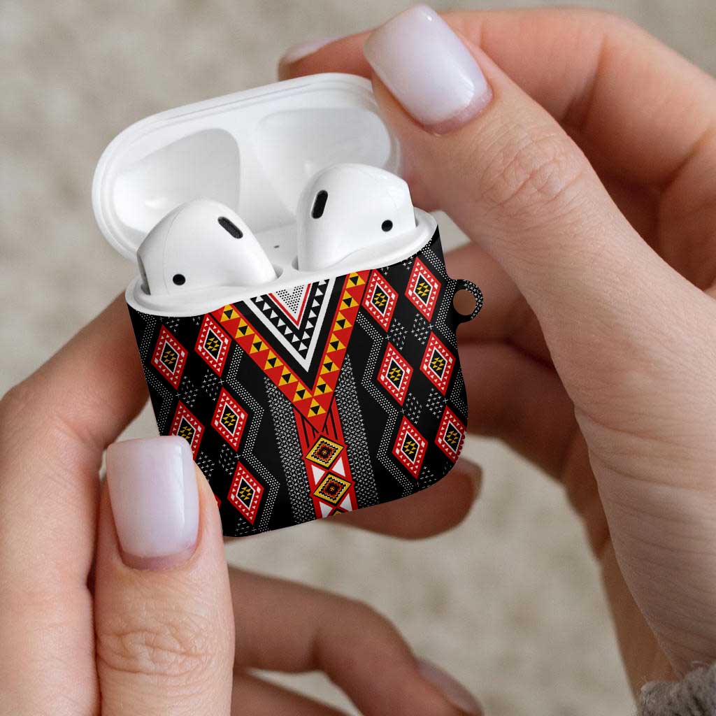 Niho Taniwha Taniko Motif AirPods Case - Aussie Hoodie