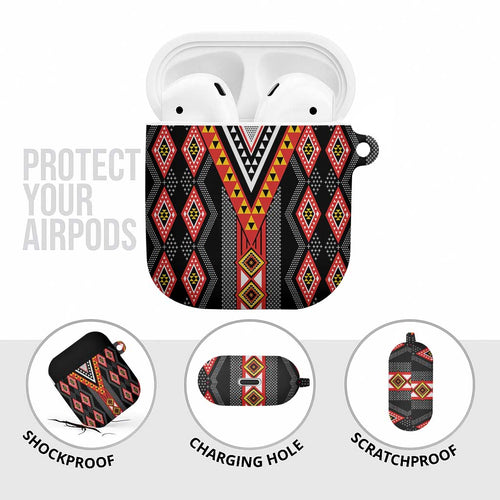 Niho Taniwha Taniko Motif AirPods Case - Aussie Hoodie