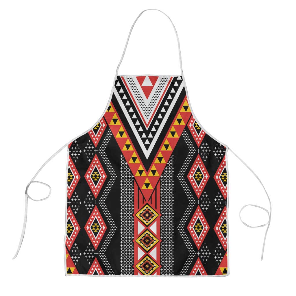 Niho Taniwha Taniko Motif Apron - Aussie Hoodie