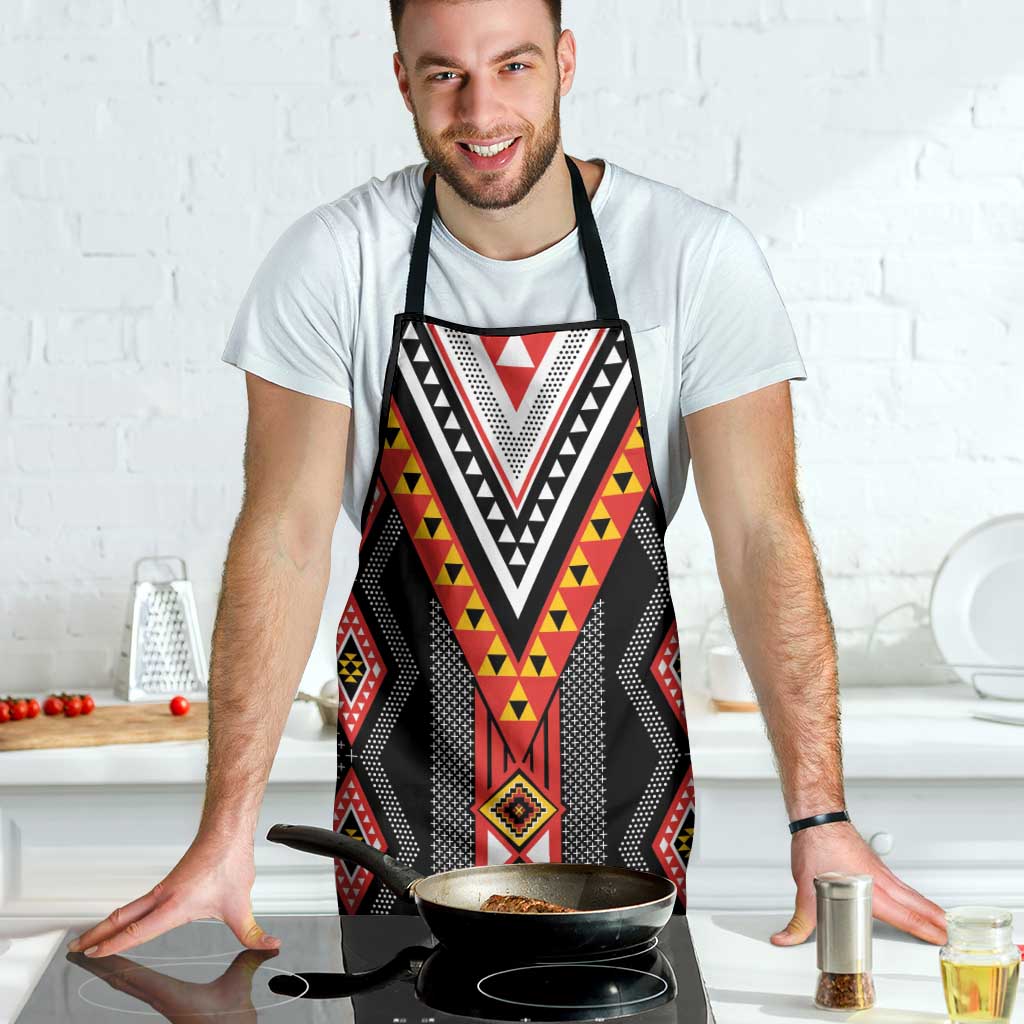 Niho Taniwha Taniko Motif Apron - Aussie Hoodie