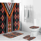 Niho Taniwha Taniko Motif Bathroom Set - Aussie Hoodie