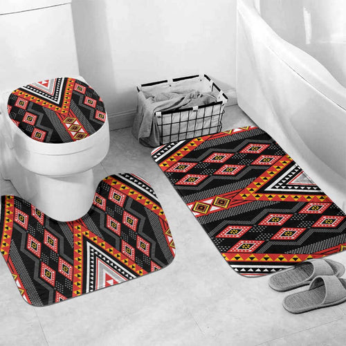 Niho Taniwha Taniko Motif Bathroom Set - Aussie Hoodie