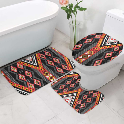 Niho Taniwha Taniko Motif Bathroom Set - Aussie Hoodie