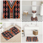 Niho Taniwha Taniko Motif Bathroom Set - Aussie Hoodie