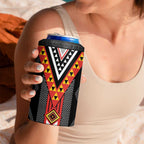 Niho Taniwha Taniko Motif 4 in 1 Can Cooler Tumbler