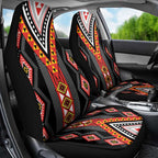 Niho Taniwha Taniko Motif Car Seat Cover