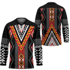 Niho Taniwha Taniko Motif Hockey Jersey - Aussie Hoodie