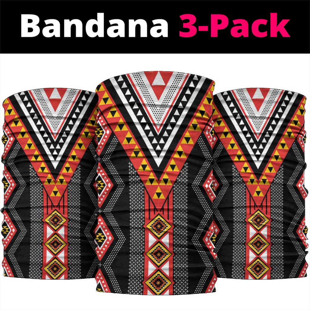 Niho Taniwha Taniko Motif Neck Gaiter - Aussie Hoodie