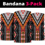 Niho Taniwha Taniko Motif Neck Gaiter - Aussie Hoodie