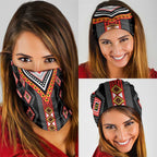 Niho Taniwha Taniko Motif Neck Gaiter - Aussie Hoodie
