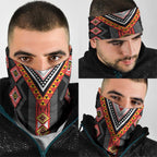 Niho Taniwha Taniko Motif Neck Gaiter - Aussie Hoodie