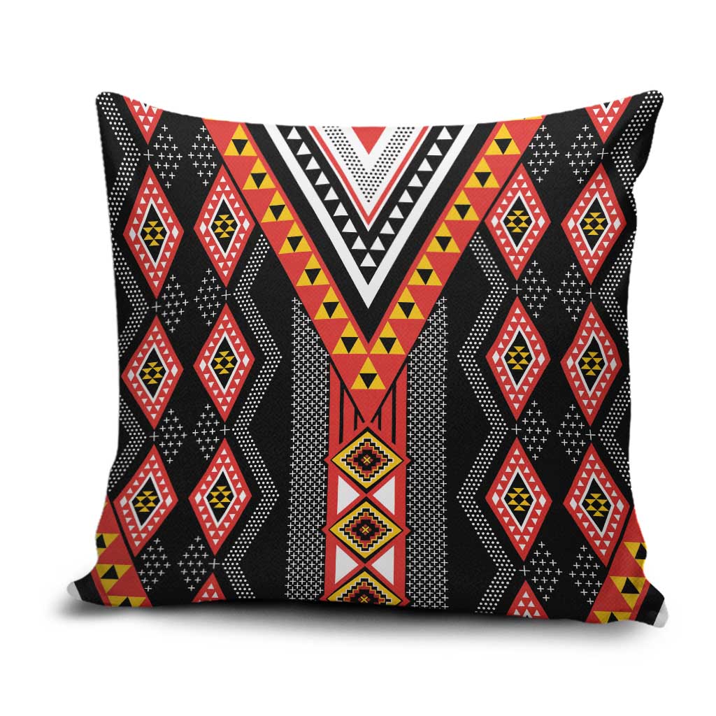 Niho Taniwha Taniko Motif Pillow Cover - Aussie Hoodie
