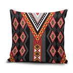 Niho Taniwha Taniko Motif Pillow Cover - Aussie Hoodie