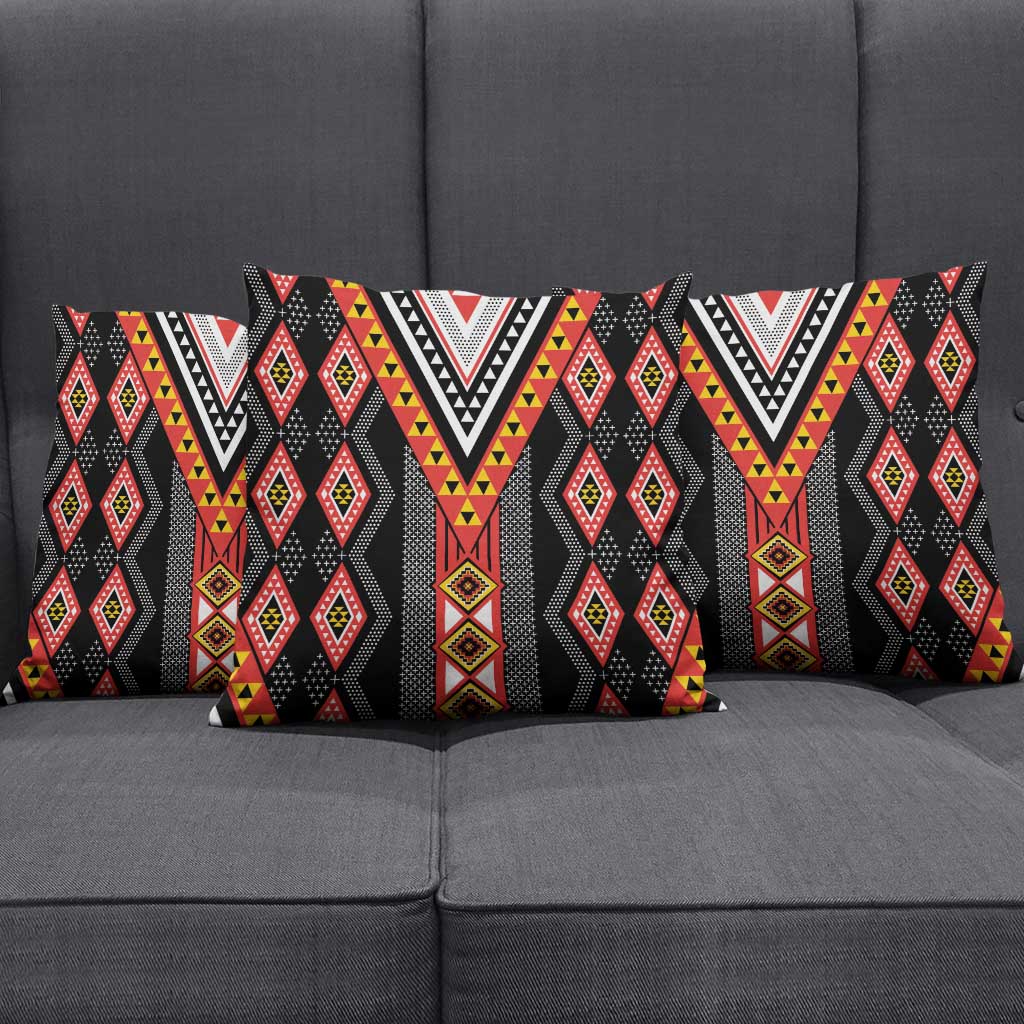 Niho Taniwha Taniko Motif Pillow Cover - Aussie Hoodie