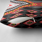 Niho Taniwha Taniko Motif Pillow Cover - Aussie Hoodie