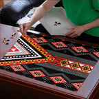 Niho Taniwha Taniko Motif Puzzle - Aussie Hoodie
