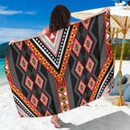 Niho Taniwha Taniko Motif Sarong