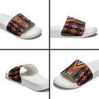 Niho Taniwha Taniko Motif Slide Sandals - Aussie Hoodie