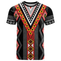 Niho Taniwha Taniko Motif T Shirt