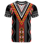 Niho Taniwha Taniko Motif T Shirt