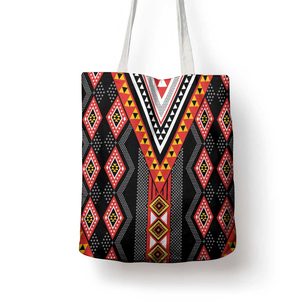 Niho Taniwha Taniko Motif Tote Bag - Aussie Hoodie