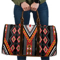 Niho Taniwha Taniko Motif Travel Bag - Aussie Hoodie