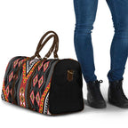 Niho Taniwha Taniko Motif Travel Bag - Aussie Hoodie