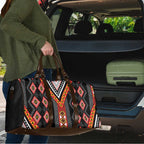 Niho Taniwha Taniko Motif Travel Bag - Aussie Hoodie