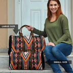 Niho Taniwha Taniko Motif Travel Bag - Aussie Hoodie