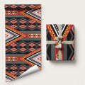 Niho Taniwha Taniko Motif Wrapping Paper - Aussie Hoodie