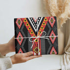 Niho Taniwha Taniko Motif Wrapping Paper - Aussie Hoodie