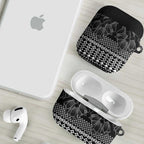 Black Taniko Kowhaiwhai Tukutuku Motif AirPods Case - Aussie Hoodie