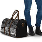 Black Taniko Kowhaiwhai Tukutuku Motif Travel Bag - Aussie Hoodie