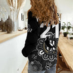 (Custom Personalised) AFL Collingwood Magpies 1892 Aboriginal Women Casual Shirt LT9