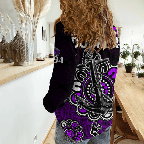 AFL Fremantle Dockers 1994 Aboriginal Women Casual Shirt LT9