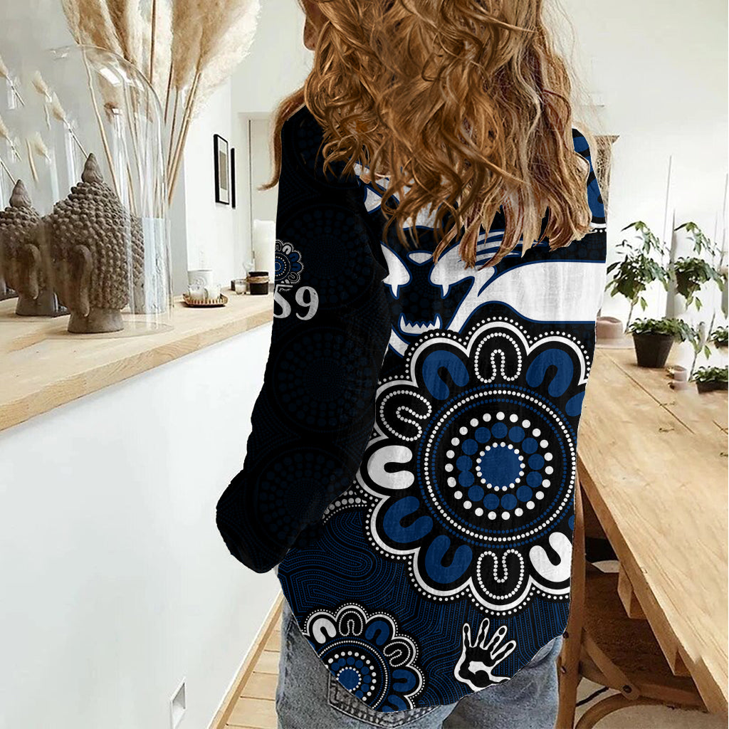 AFL Geelong Cats 1859 Aboriginal Women Casual Shirt LT9