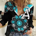 AFL Port Adelaide Power 1870 Aboriginal Women Casual Shirt LT9