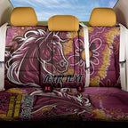 Personalised Broncos NAIDOC Week 2024 Back Car Seat Cover Aboriginal Fire Burning Sparks