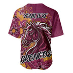 Personalised Broncos NAIDOC Week 2024 Baseball Jersey Aboriginal Fire Burning Sparks