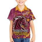 Personalised Broncos NAIDOC Week 2024 Hawaiian Shirt Aboriginal Fire Burning Sparks