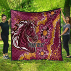Personalised Broncos NAIDOC Week 2024 Quilt Aboriginal Fire Burning Sparks
