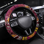 Broncos NAIDOC Week 2024 Steering Wheel Cover Aboriginal Fire Burning Sparks