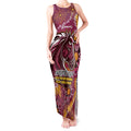 Personalised Broncos NAIDOC Week 2024 Tank Maxi Dress Aboriginal Fire Burning Sparks