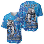 Personalised Bulldogs NAIDOC Week 2024 Baseball Jersey Aboriginal Fire Burning Sparks