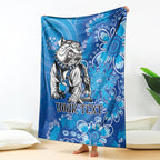 Personalised Bulldogs NAIDOC Week 2024 Blanket Aboriginal Fire Burning Sparks